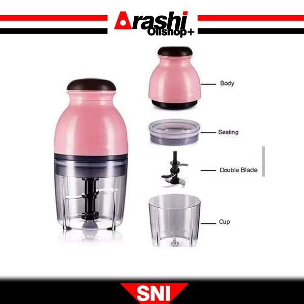 OMICKO 501 Blender Kapsul - Chopper Pencacah Daging & Bumbu Elektrik