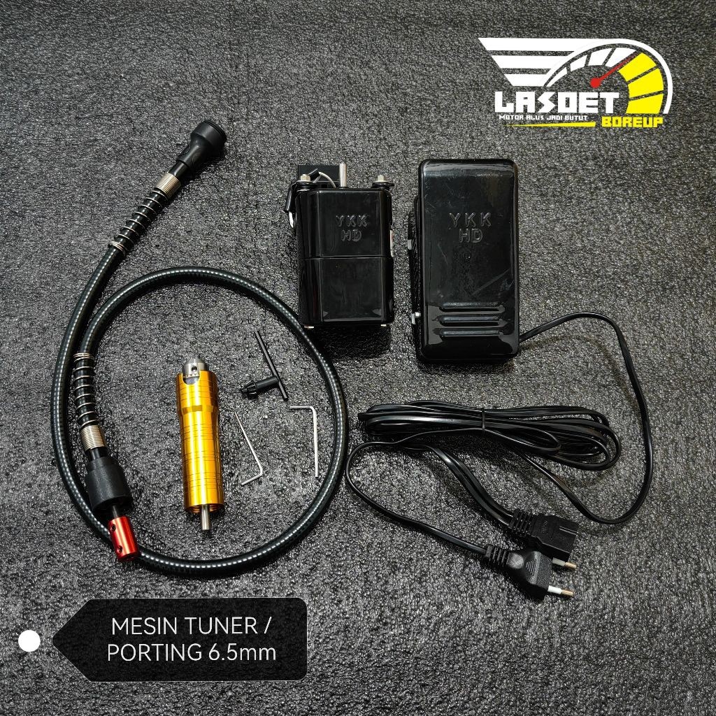FAVORE MESIN BOR TUNER CUNER PORTING SET CUSTOM CHUCK 6.5mm