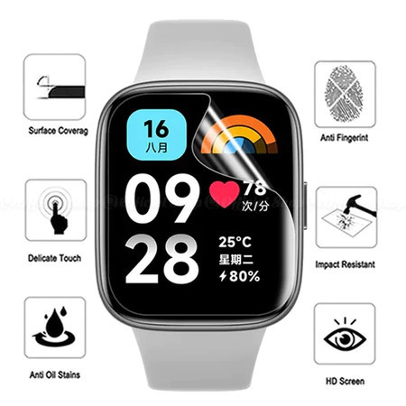 COD Anti Gores Jam Hydrogel XIAOMI HAYLOU RT2 / MIBRO LITE / AMAZFIT 3 A2172 / S1 PRO / MI RABBIT CH