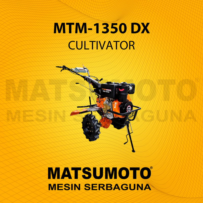 MATSUMOTO TRAKTOR MINI BAJAK TANAH KERING DAN BASAH MTM-1350 DX (GARANSI RESMI)