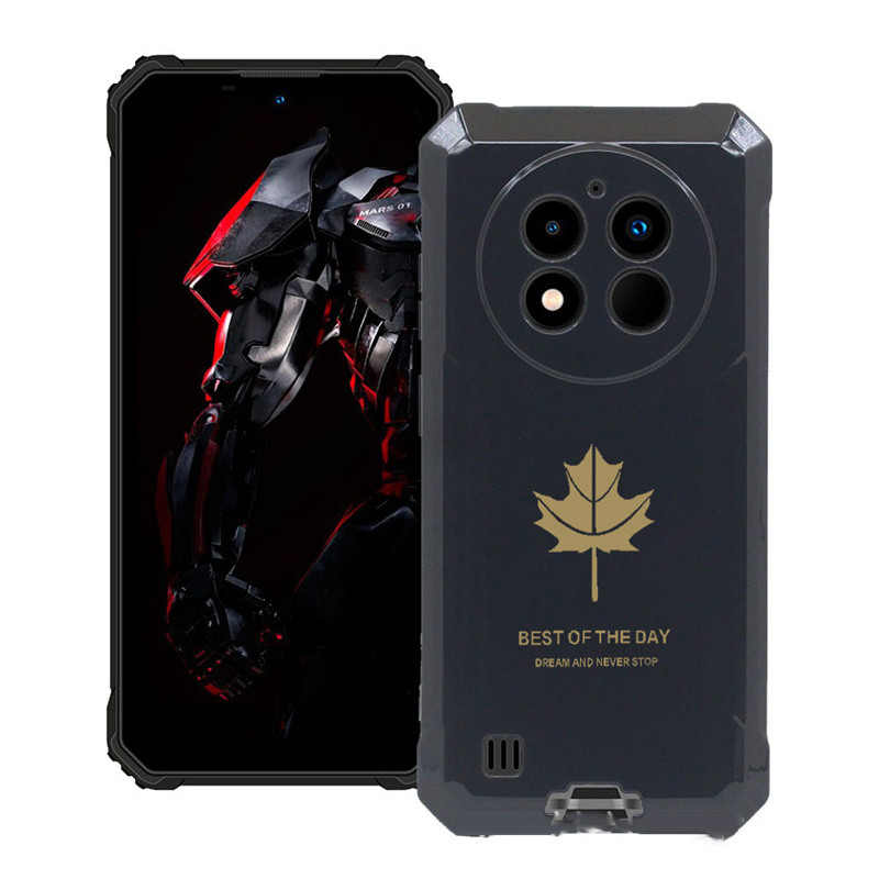 Untuk Oukitel G1 Phone Case Soft Shining Maple Leaves Design Cover untuk Oukitel G1 Cover Casing HP