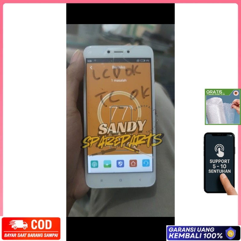 GARANSI EX KOMPATIBLE GARANSI LAYAR LCD TC TOUCHSCREEN TS REDMI 4X 3S 3X 3PRO 4A 6 6a 7 NOTE 7 PRIME