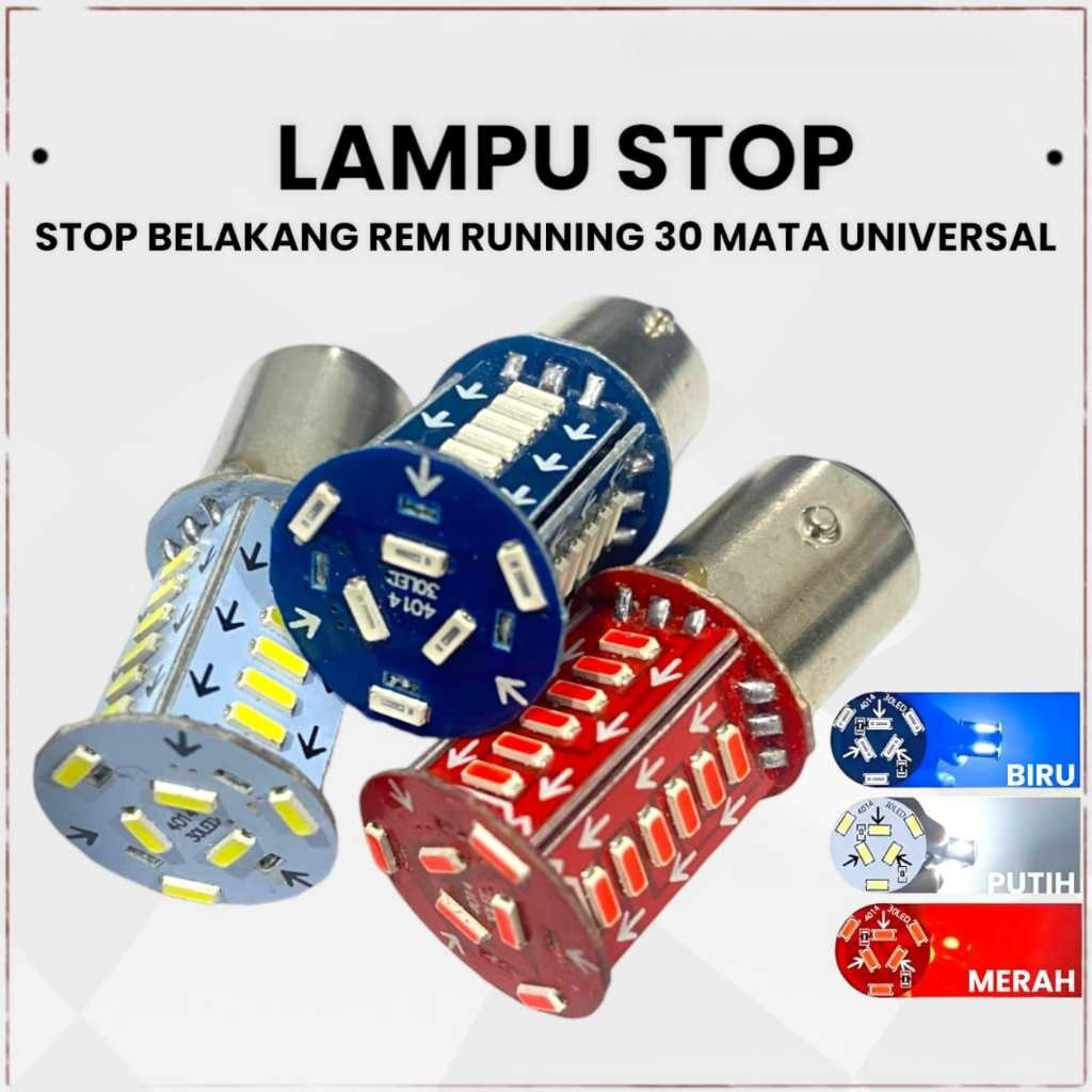 Lampu stop rem belakang 30mata led  Stop rem 30mata Running 30led DC Universal motor