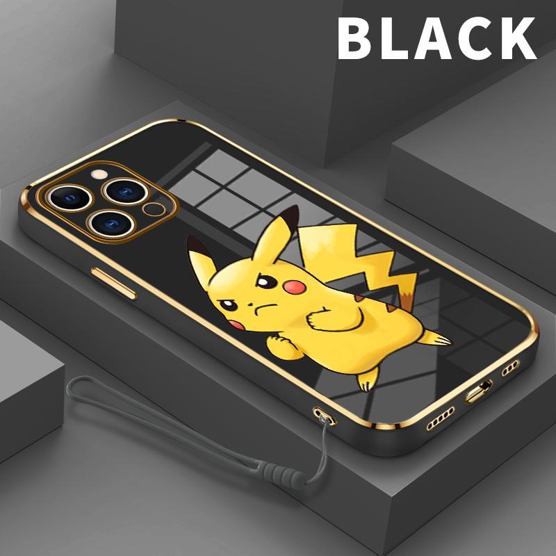Softcase For Samsung Case J7 Prime Grand Plus J2 Ace J6 2017 Pro On7 2016 Anime Pikachu Silikon Gold