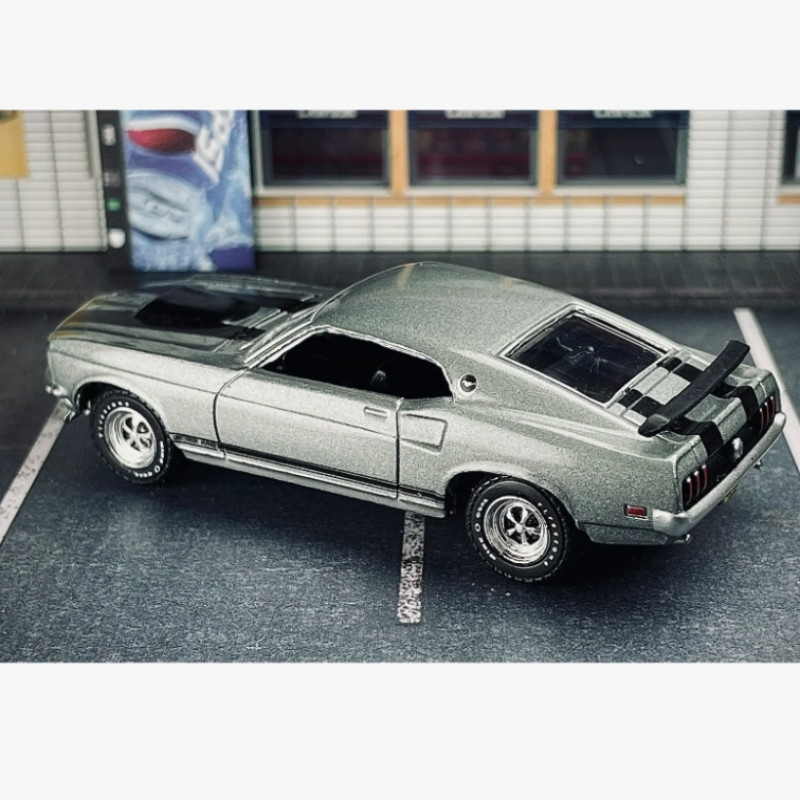 Green Light 1:64 1969 JOHN WICK Ford Mustang BOSS 429 in stock. Toy Car Model Childrens  Gift.