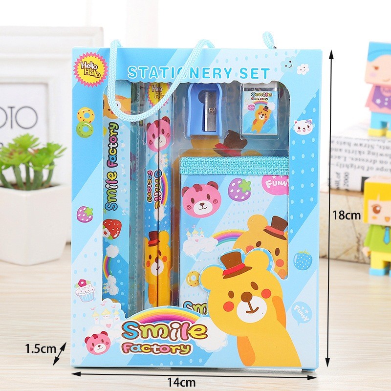Set Alat Tulis Lengkap Dompet Lucu dan Unik Katakter Sanrio Kuromi/Melody/Cinnamoroll by Kakabicam