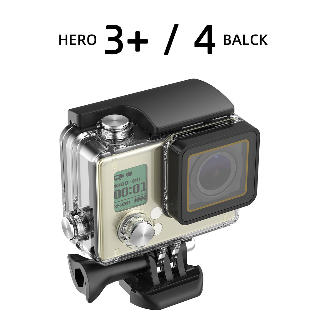 ving Underwater Housing Protector Cover For GoPro Hero4 3+ Waterproof Case Filter Camera Accessories