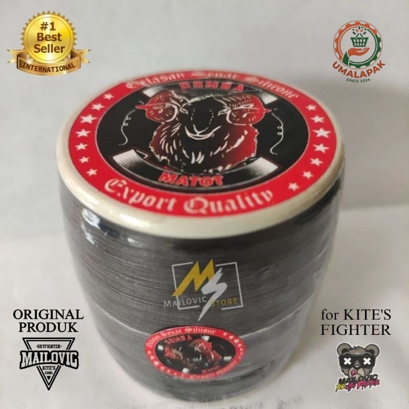 Umalapak- Gelasan Layangan Matot 020 Domba Panjang 2000 Yard Benang Senar Aduan Tajam Viral Murah Se