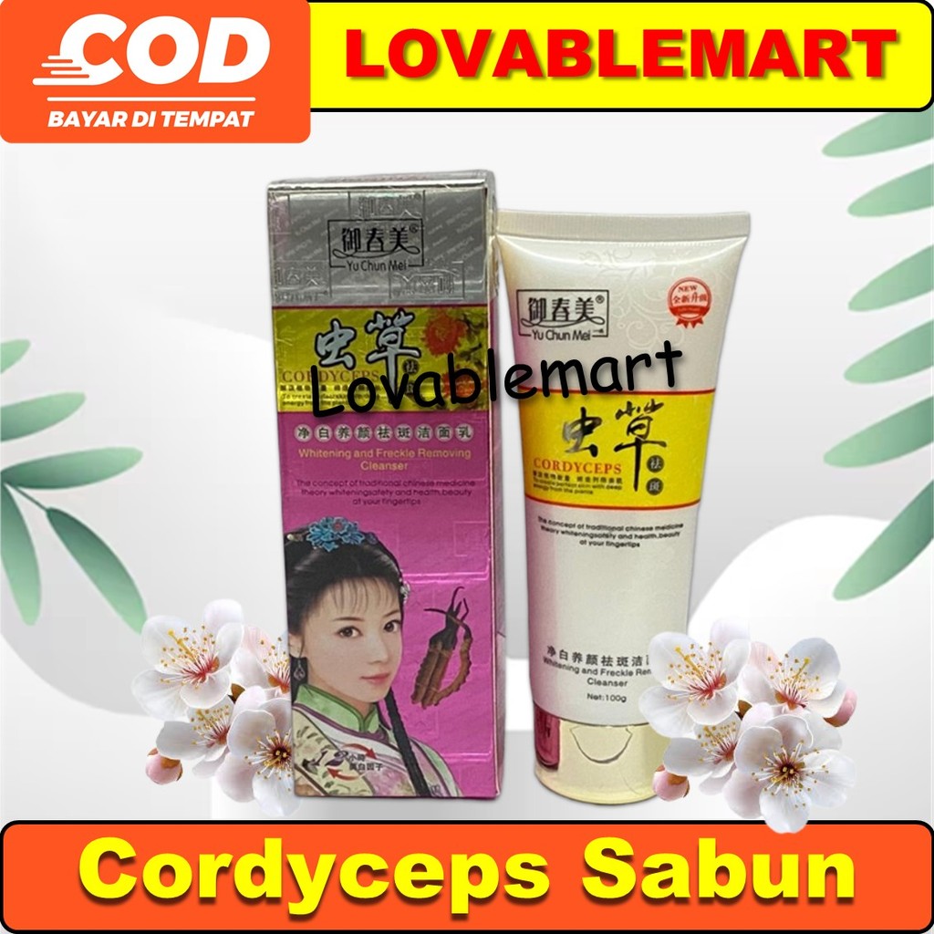 Sabun Wajah CORDYCEPS Facial Cleanser Original Import Sabun Wajah Cordy