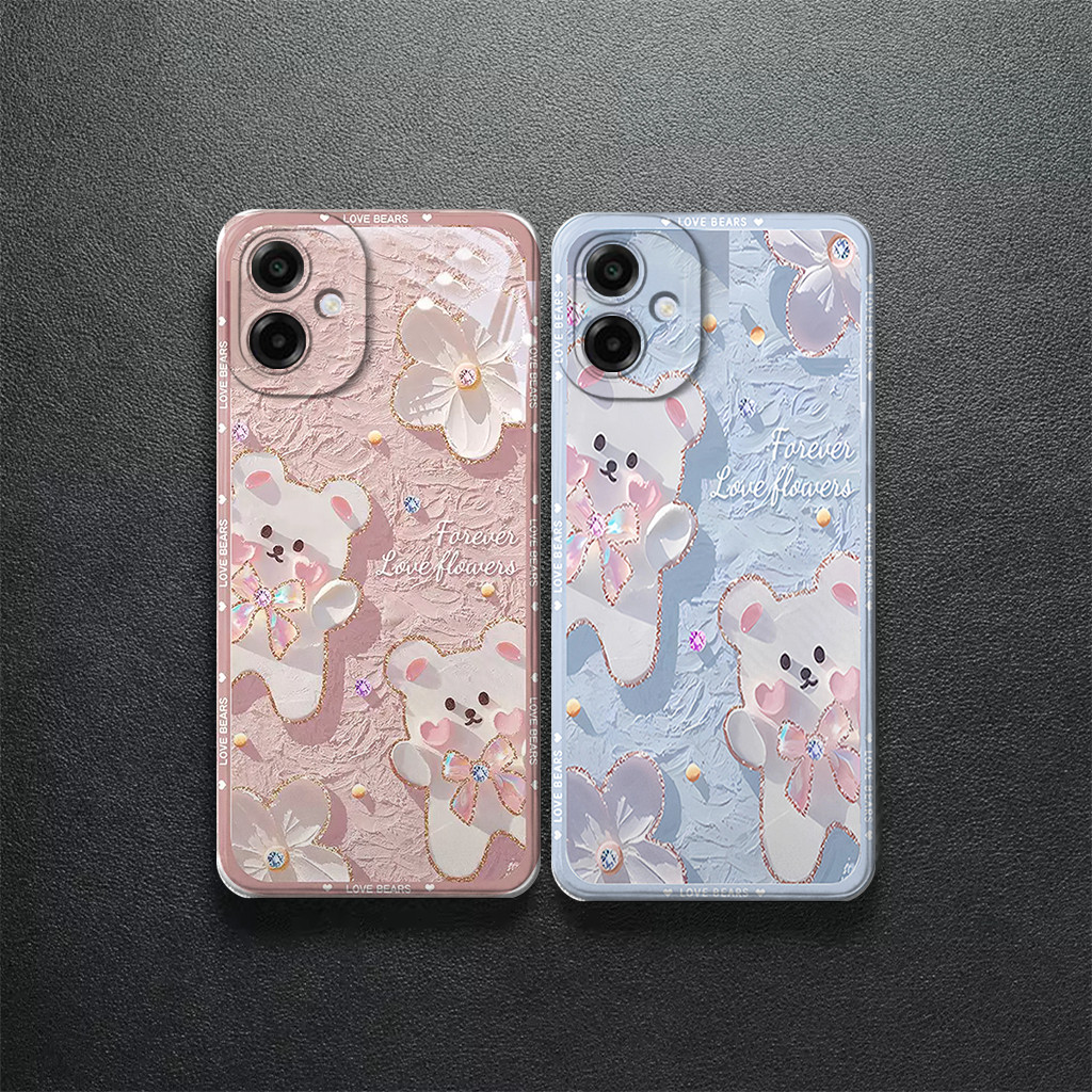 Samsung A07 A17 A06 5g A06 4g A05 A15 A26 A36 A56 A14 A24 A34 A54 A55 A25 - Silikon - Motif B3ar B1n