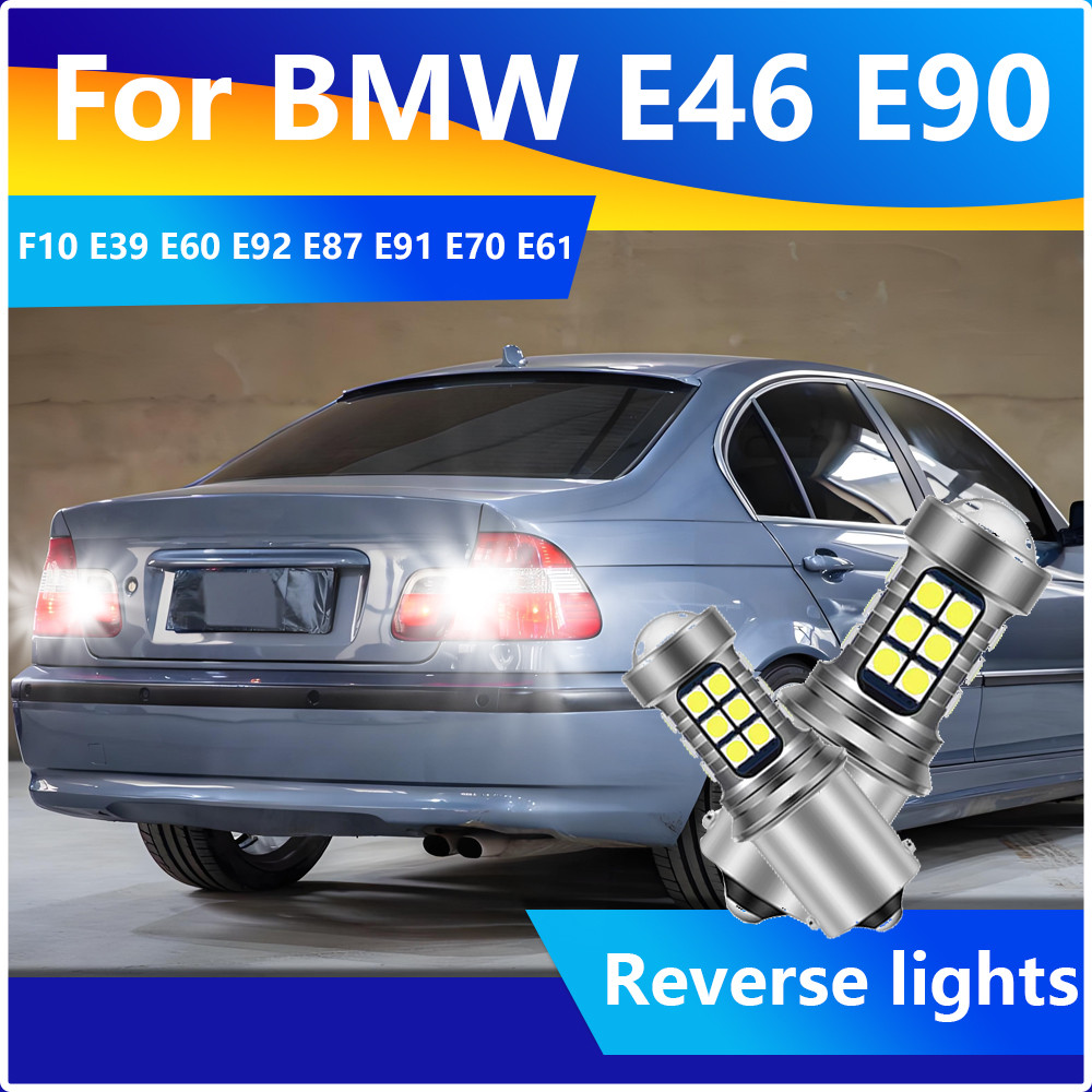 High Quality LED Reverse Light Canbus Backup Blubs 1156 45smd 6000K BA15S Lamp For BMW E46 E90 F10 E