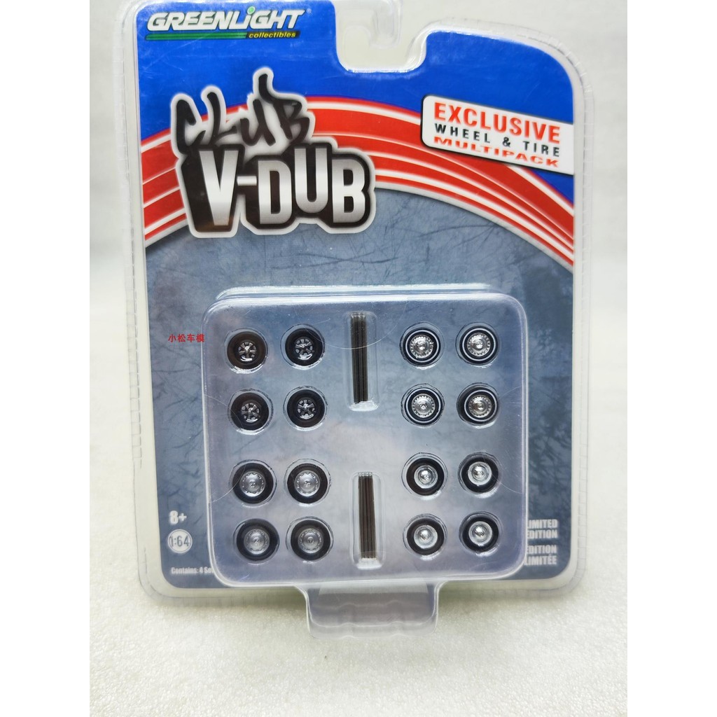GreenLight 164 Club VeeDub Wheel Tire Pack,Wheel and tire set