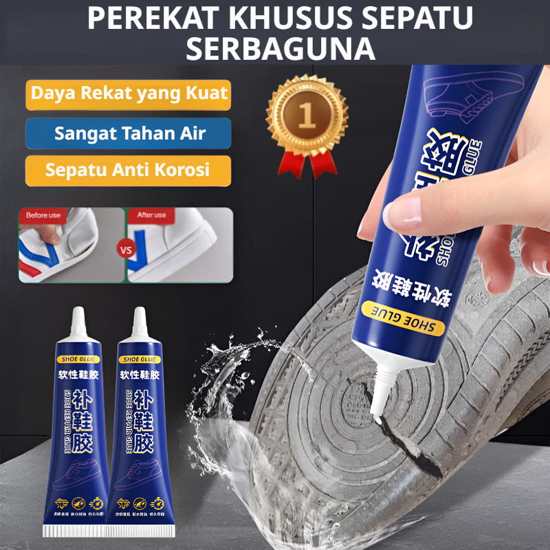 [Asli Beli 1 Gratis 2]Lem Perbaikan Sepatu Tahan Air/ Serbaguna/ Dan Kuat./Lem Perbaikan Sepatu Serb