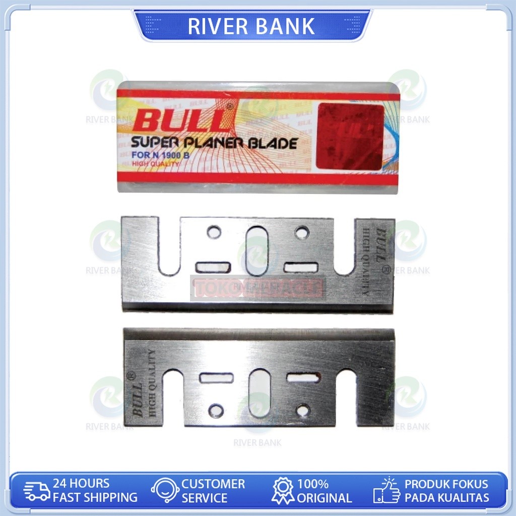 BULL mata pasah TCT super planer blade N1900B BOX KUALITAS SUPER