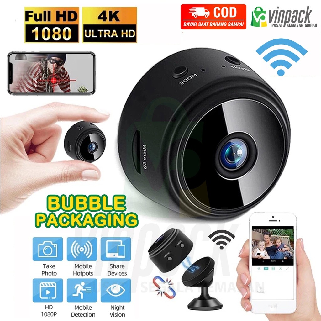 ALL READY STOKKPROMO PALING MURAH HANYA DISINII Wireless A9 Mini Camera Wifi HD 1080P Mini/ CCTV Wif