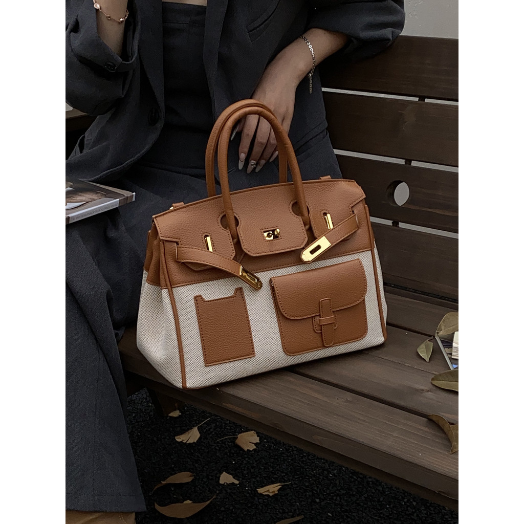 Tas Kapasitas Besar Tas Selempang Tas Tangan Wanita Mewah Tas Birkin