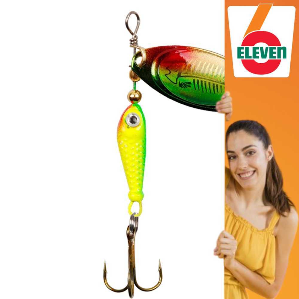 6ELEVEN - LUSHAZER Umpan Pancing Ikan Spinner Fishing Lure 9g - LU79