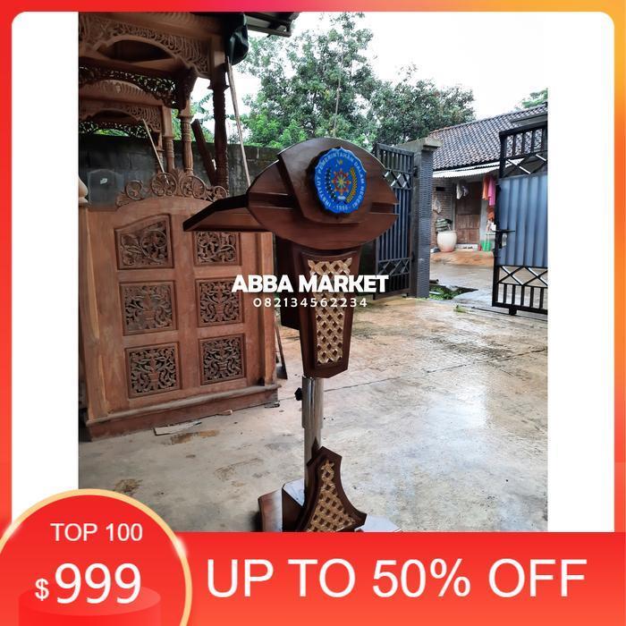 A mimbar minimalis +mimbar hidrolik +podium + podium hidrolik +mimbar murah pol