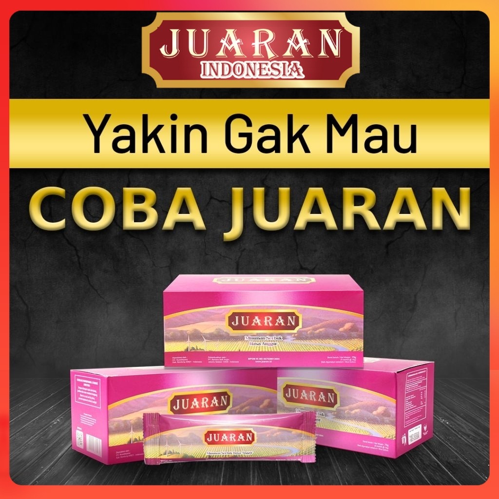 Juaran Herbal Minuman Serbuk Rasa Anggur - 1 Box isi 5 Sachet
