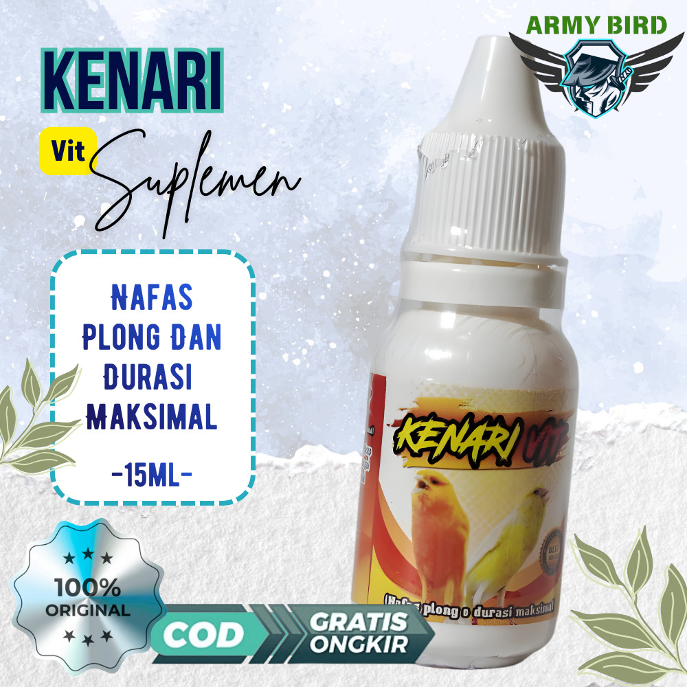 Kenari VIT Vitamin Burung Kenari Nafas plong durasi maksimal Suplemen Burung