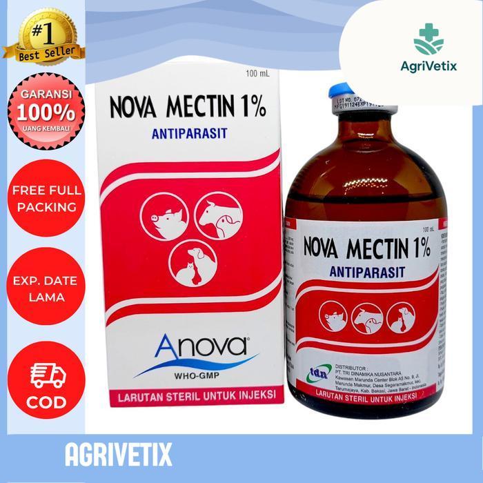 AGRIVETIX - NOVA MECTIN 1% Triple M- Obat Hewan Ternak