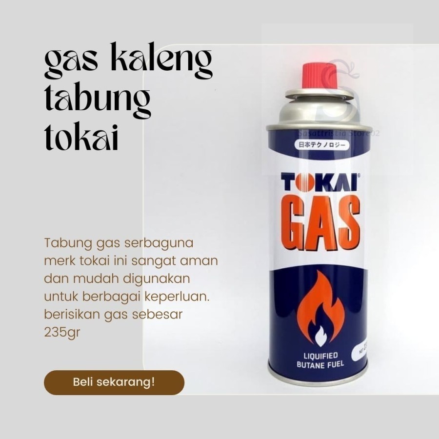 PROMO TERMURAH gas TOKAI gas portable gas mini gas kompor portable gas las gas kaleng gas untuk camp