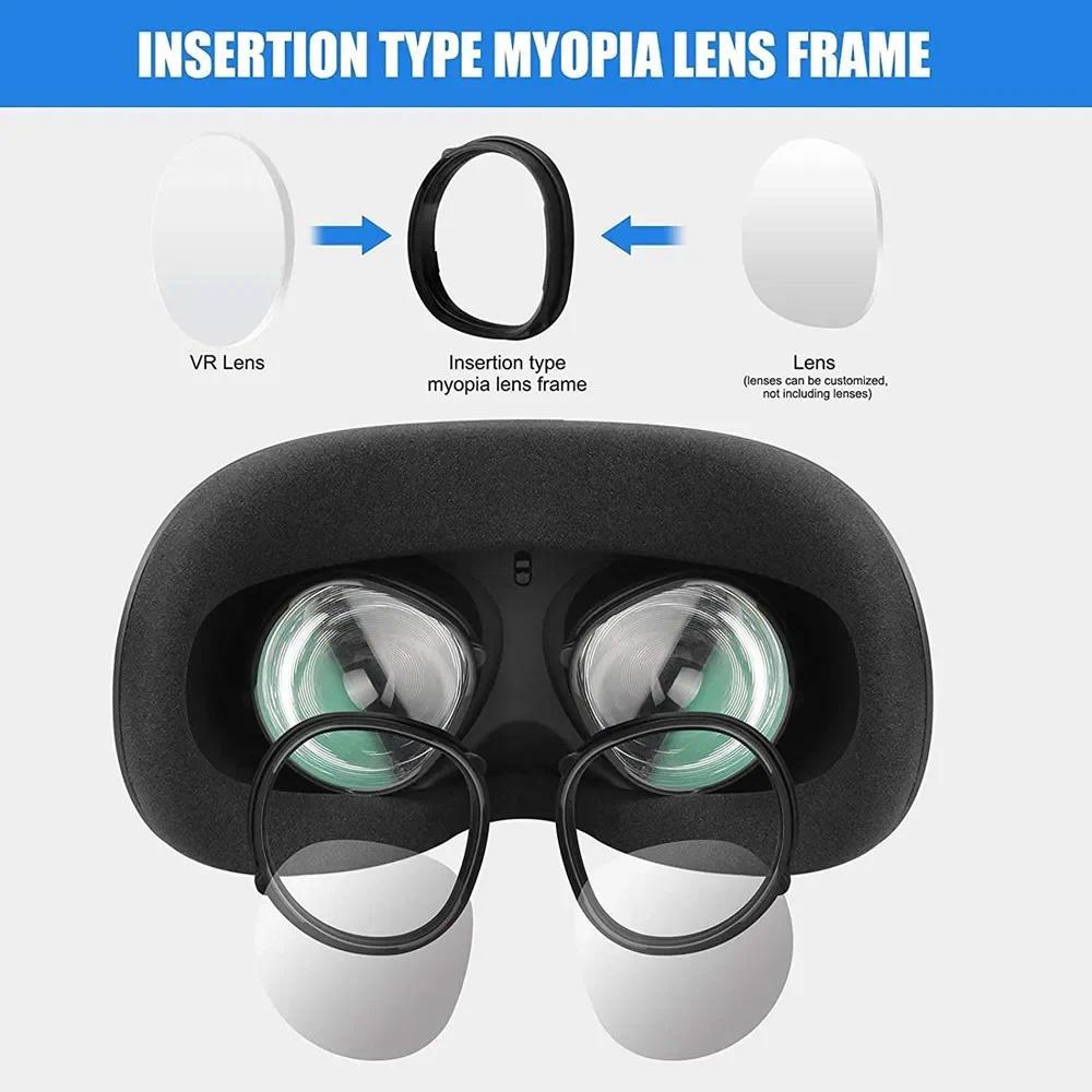 FICEP VR Lenses for Oculus Quest 2 Quest 3 Quest 3S Myopia for PS VR2 Prescription Lens VR accessori