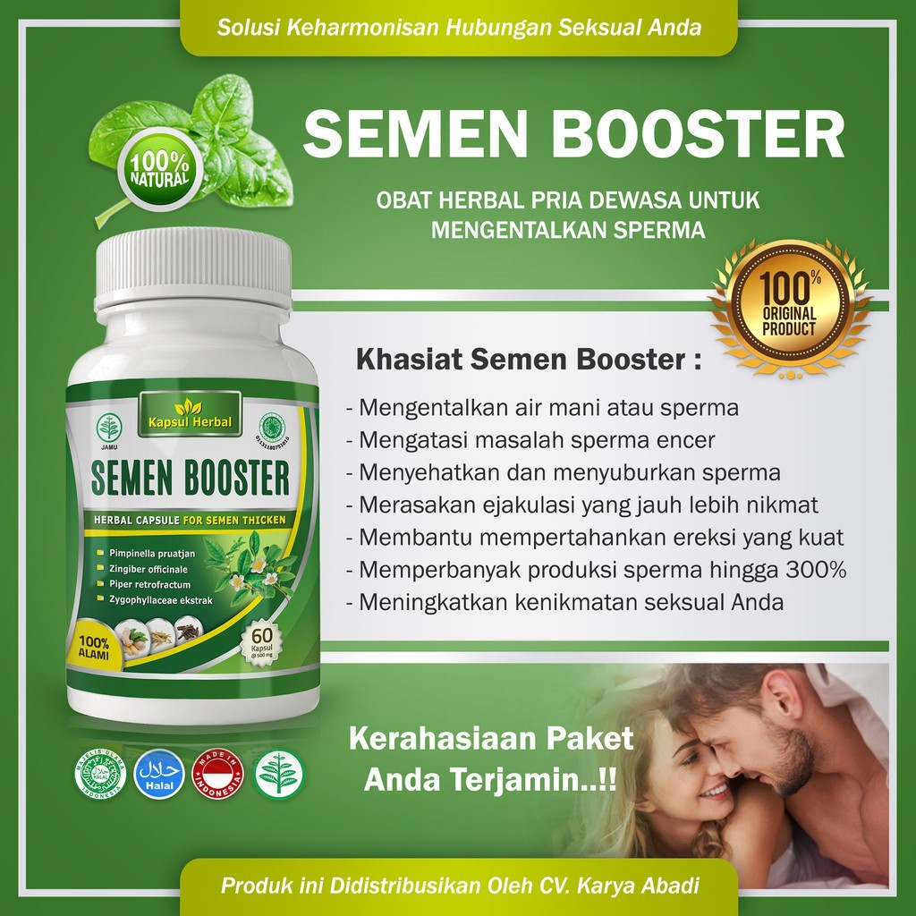 ( Terlaris) Penyubur Pria - Semen Booster Obat