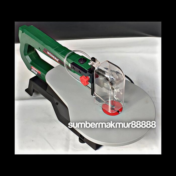 mesin scroll saw modern m-400A / mesin gergaji jigsaw duduk