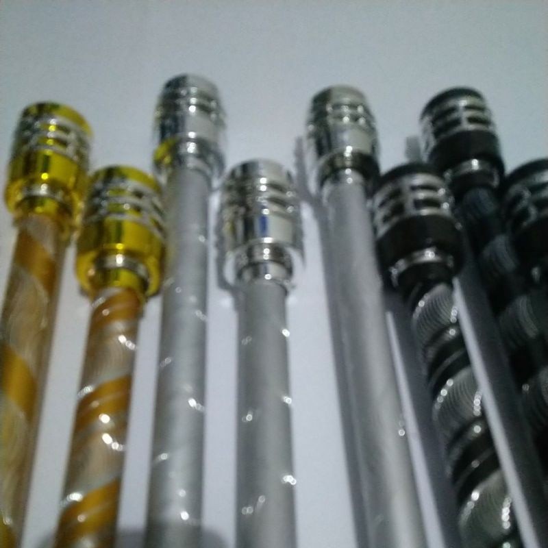 Besi Gorden Minimalis Full Set Batang Hordeng Tabung Tiang Gorden / Korden/ Dekorasi Jendela TIANG G