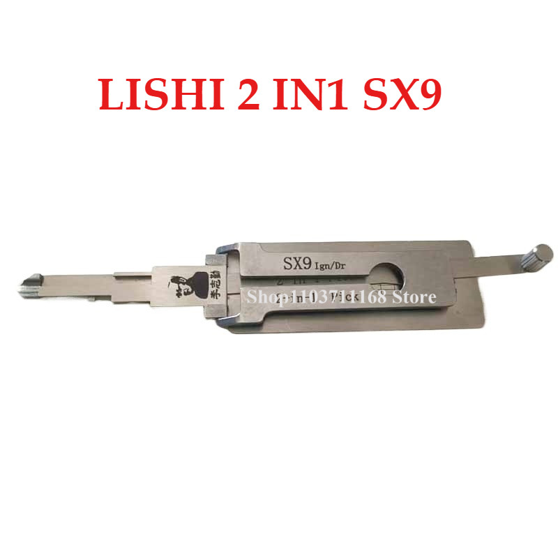 Alat Perbaikan LISHI 2-in-1 Kit SX9 untuk Citroen, LANCIA, PEUGEOT, Kit Decoder Pintu Mobil, Set Ala