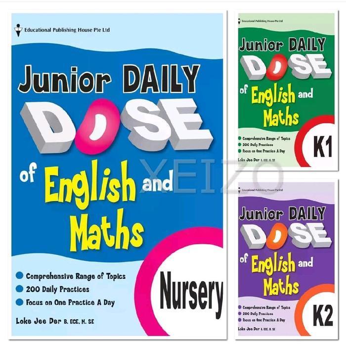 Buku Daily Dose of English and Maths NURSERY K1 K2 - NURSERY - NURSERY