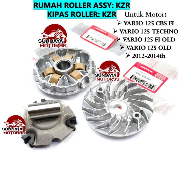 Rumah Roller + Kipas roller KZR Vario 125 Techno - Vario 125 FI CBS - Vario 125 lama Motor Motorcycl