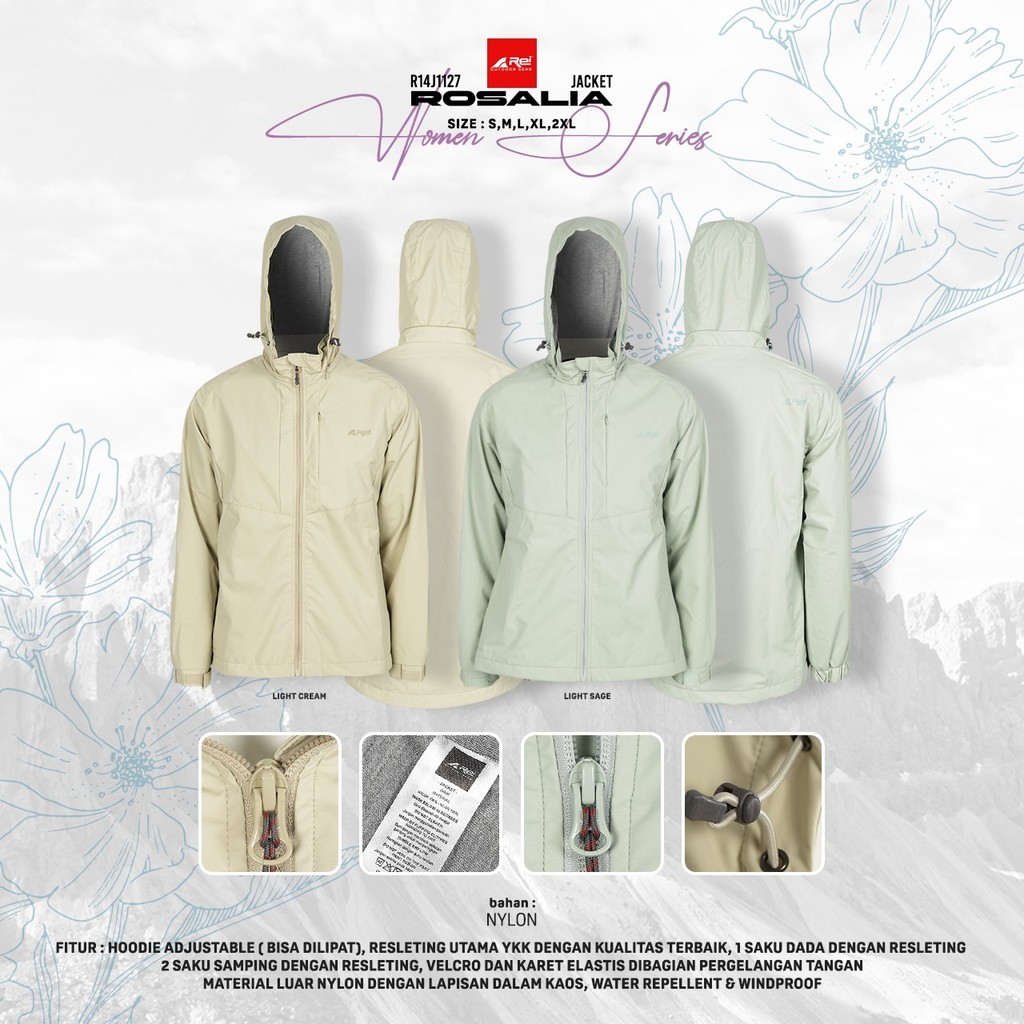 Jaket Gunung Wanita Rosalia Arei Outdoorgear