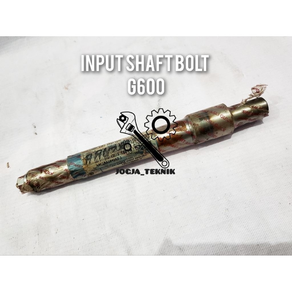 Sparepart Traktor Quick Input Shaft Bolt Traktor Quick G600/G550 Original / Input Shaft Bolt Traktor