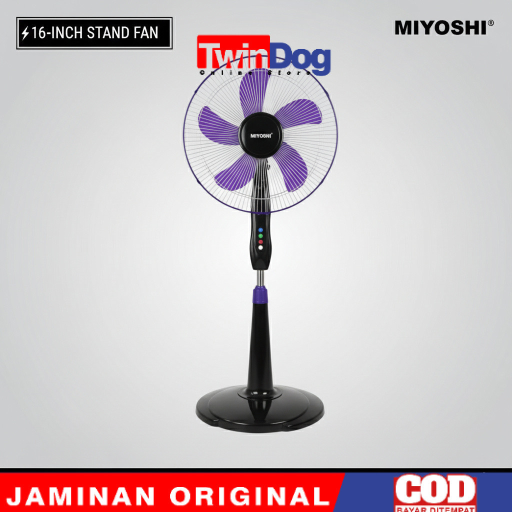 Miyoshi Stand Fan 1603 Kipas Angin Berdiri 16" - Kipas Lantai 16 Inch