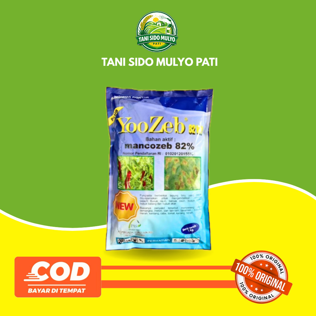 Fungisida Yoozeb Biru Yoozeb 82 WP Mancozeb 82%