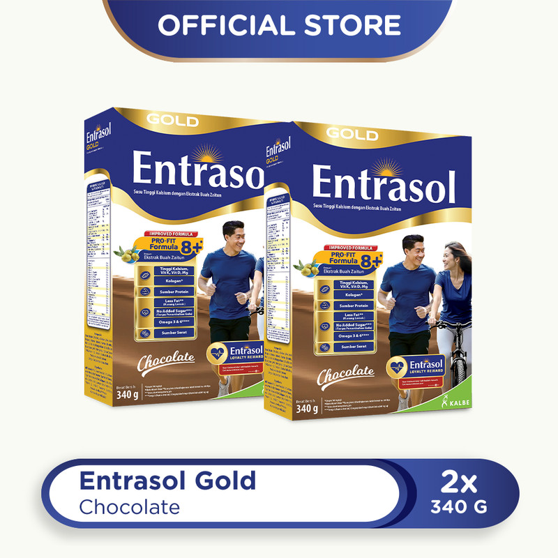 Entrasol Twinpack Gold Chocolate 340g