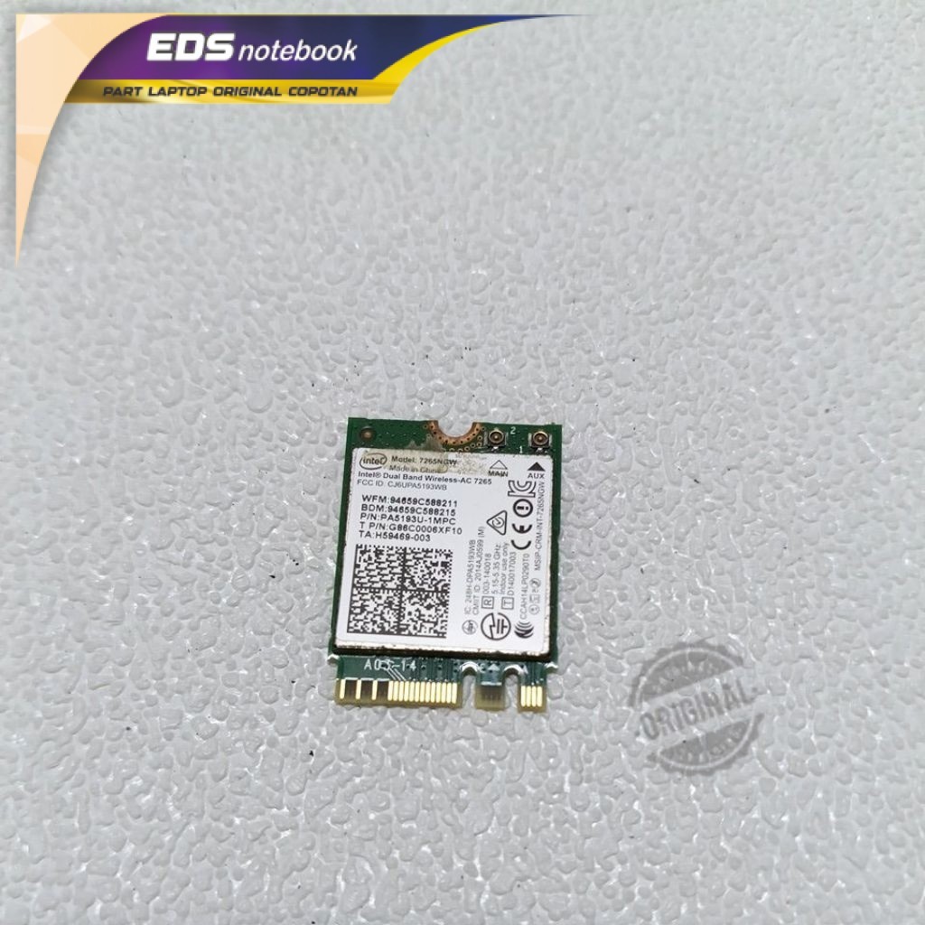Wificard Wifi TOSHIBA Portege Z30 Z30-B dynabook R63 R63/P