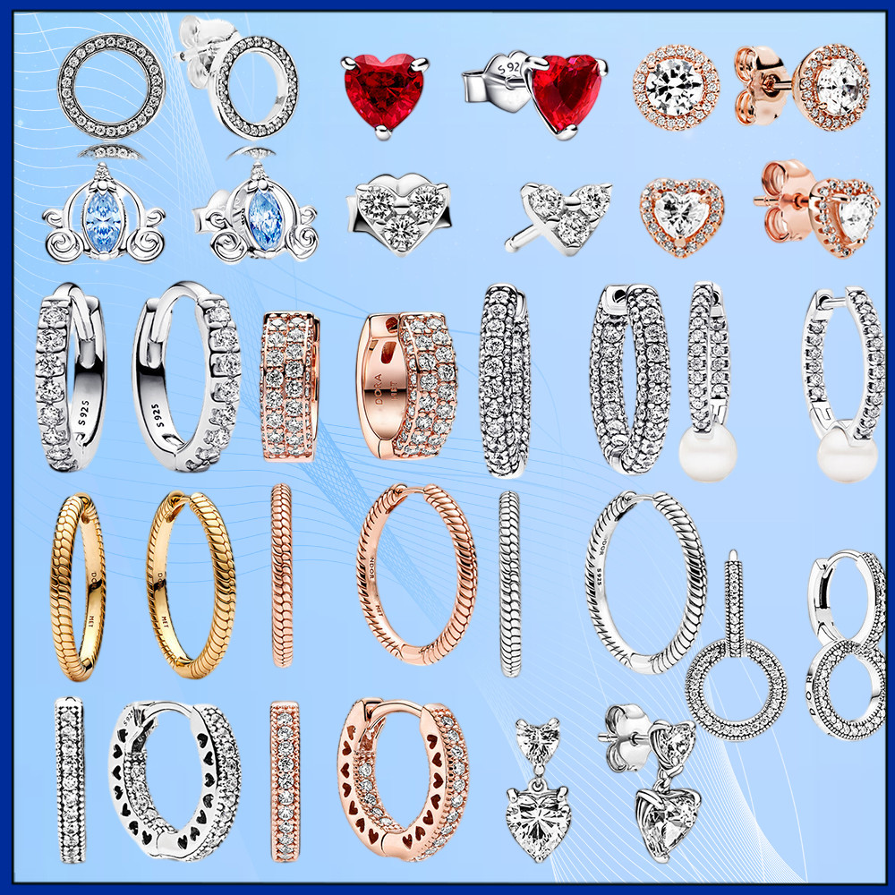Panjia 925 sterling putri perak berbentuk hati anting mutiara cincin ganda, pola rantai ular O berbe