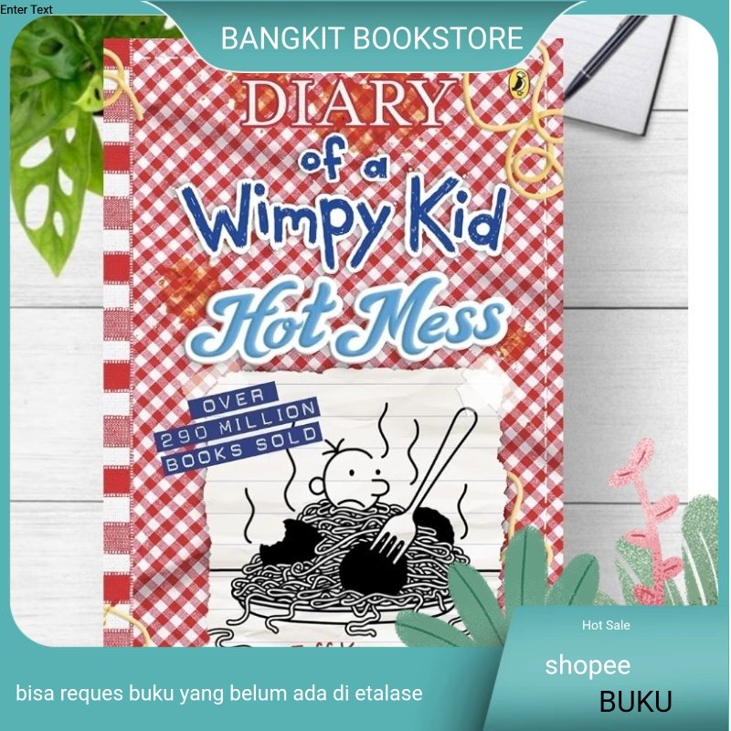 bukuDiary of a WimpY Kid Hot Mess Jeff Kinney (hardcover)