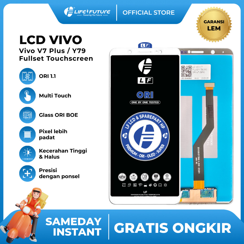 [LCD LIFE FUTURE] -  LCD Vivo V7 Plus / Y79 Fullset Touchscreen LF GROSIR MURAH
