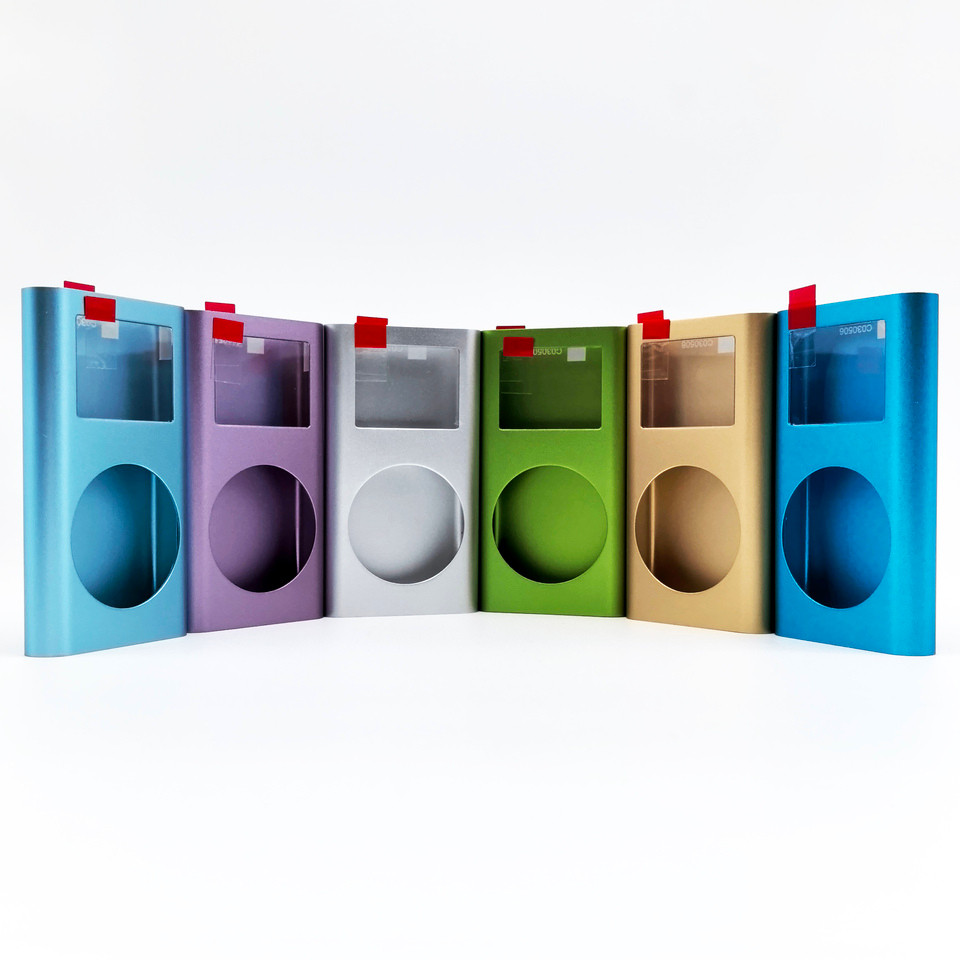 iPod Mini Blank Metal Housing Shell with Lens Window, Full Replacement Case Cover for 1st & 2nd Gen 