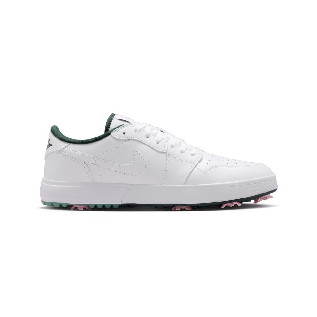 Sepatu Golf Pria Nike Air Jordan 1 Low Golf “White/Fir” (H1401-003) Original