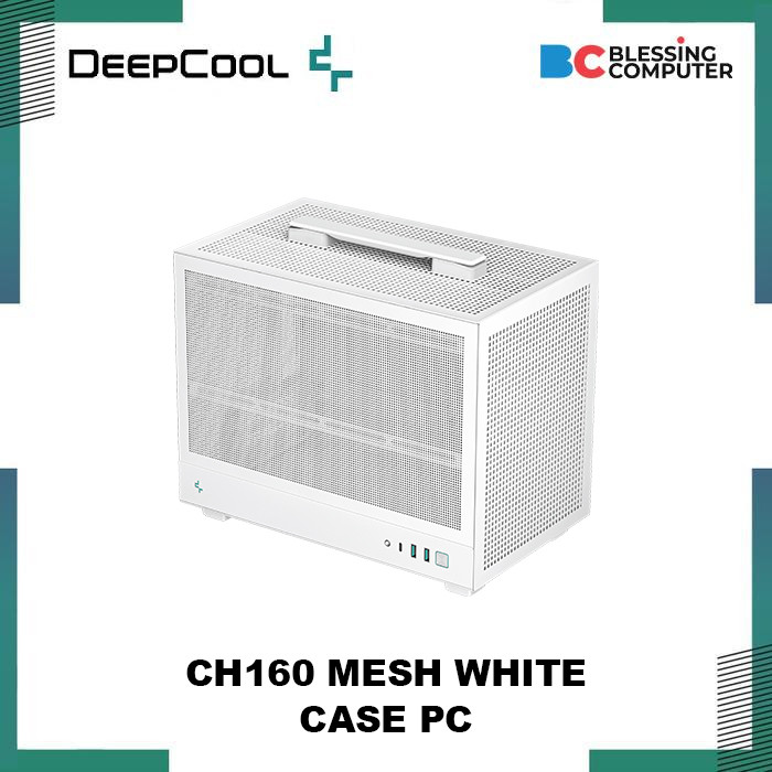 Casing DEEPCOOL CH160 MESH WHITE