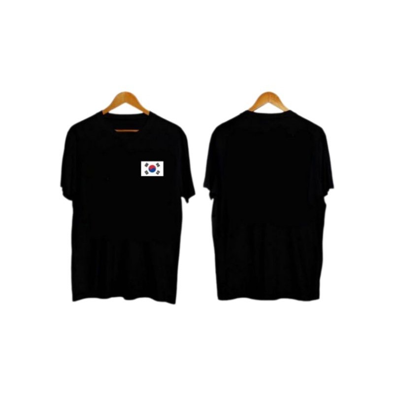KAOS LOGO BENDERA KOREA//TSHIRT NEW