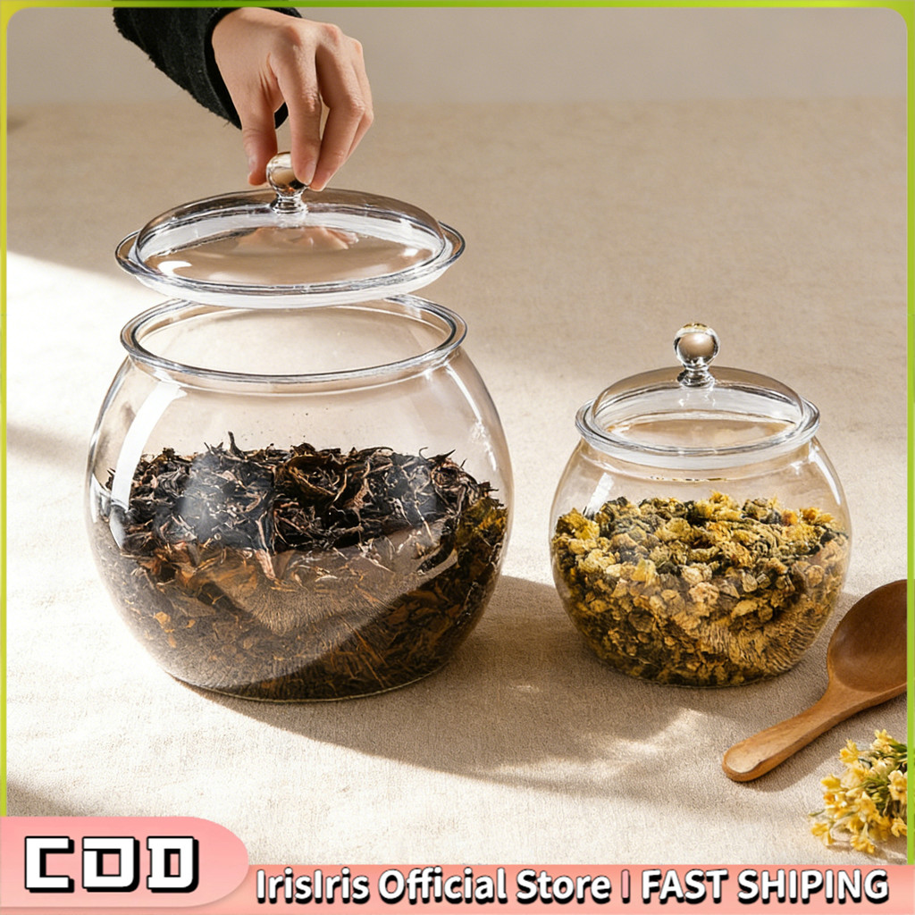 Wadah Plastik Kedap Udara Kapasitas Besar Toples Transparan Anti Bocor Tempat Penyimpanan Rempah Dap