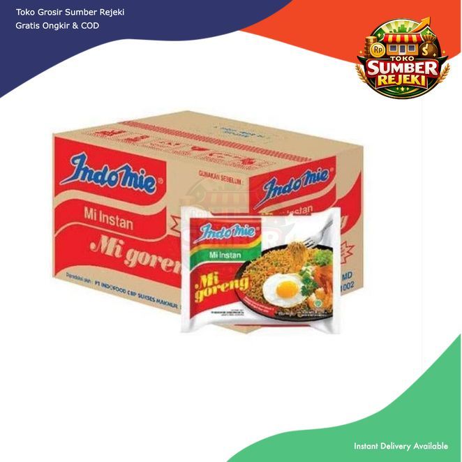 Mie Goreng Instan Indomie 1 Dus Isi 40 Pcs