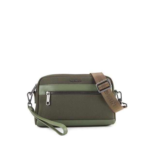 Obermain Darian Clutch Pria - Olive, One Size