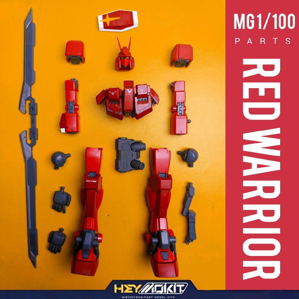 BANDAI MG 1/100 AMAZING RED WARRIOR GUNDAM PART PARTS HEAD VFIN FACE SHOULDER ARM ARMS MECHANICAL HA